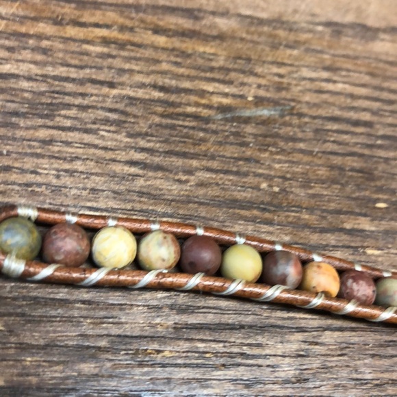 Handmade Bracelet Brown Natural Beads Boho - Picture 4 of 4